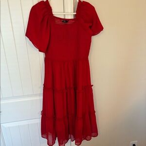 Red dress